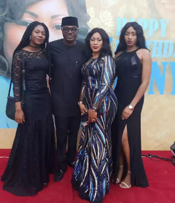 Photo: DJ Jimmy Jatt and his daughters celebrate his wife